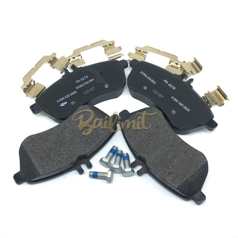 Auto Parts OEM Brand New Front Brake Pads Set 0074205520 Brake Pad A0074205520 for Mercedes-Benz A207 C207 E200 W204 R172 W212